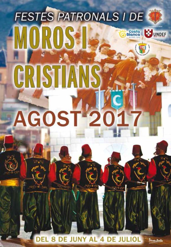 Cartel Fiestas Moros y Cristianos 2017